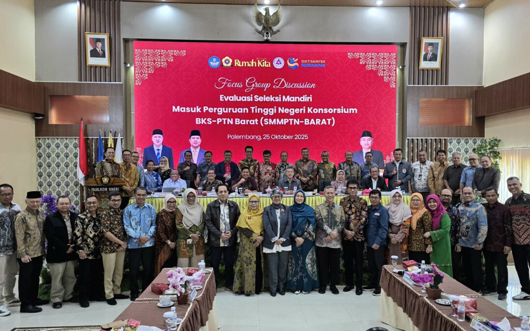 BKS PTN Barat Gelar Evaluasi Seleksi Mandiri Masuk Perguruan Tinggi (SMMPTN-Barat) di Palembang
