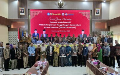 BKS PTN Barat Gelar Evaluasi Seleksi Mandiri Masuk Perguruan Tinggi (SMMPTN-Barat) di Palembang