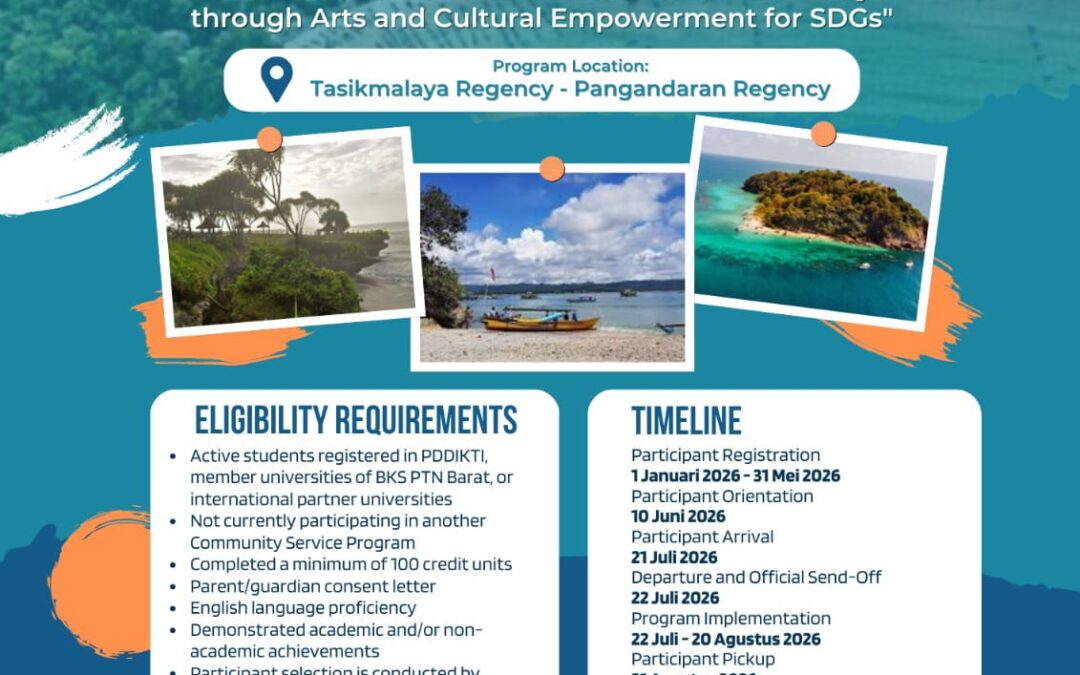 KKN INTERNASIONAL BKS-PTN Barat 2026 TELAH DIBUKA…!!! SILAHKAN DAFTARKAN DIRI ANDA..!!!